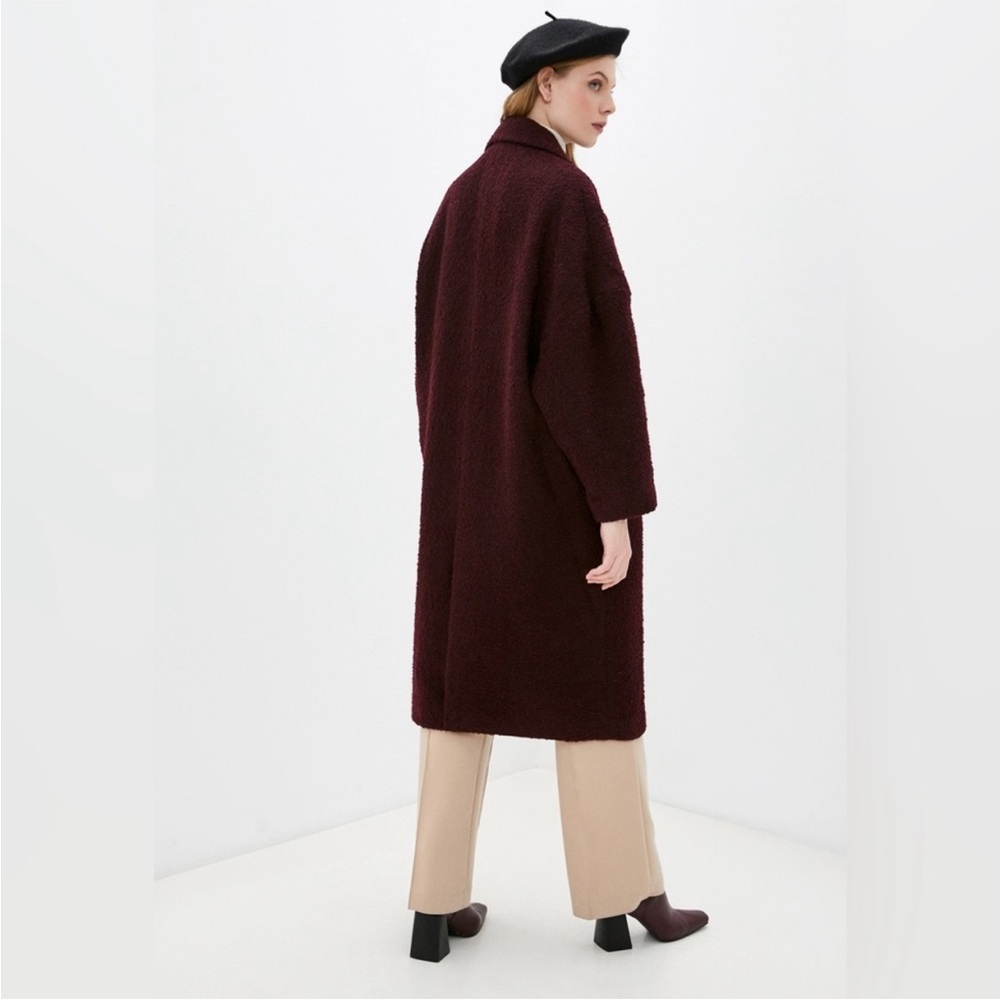 New with tag Mango burgundy Coat - Picture 15 of 16